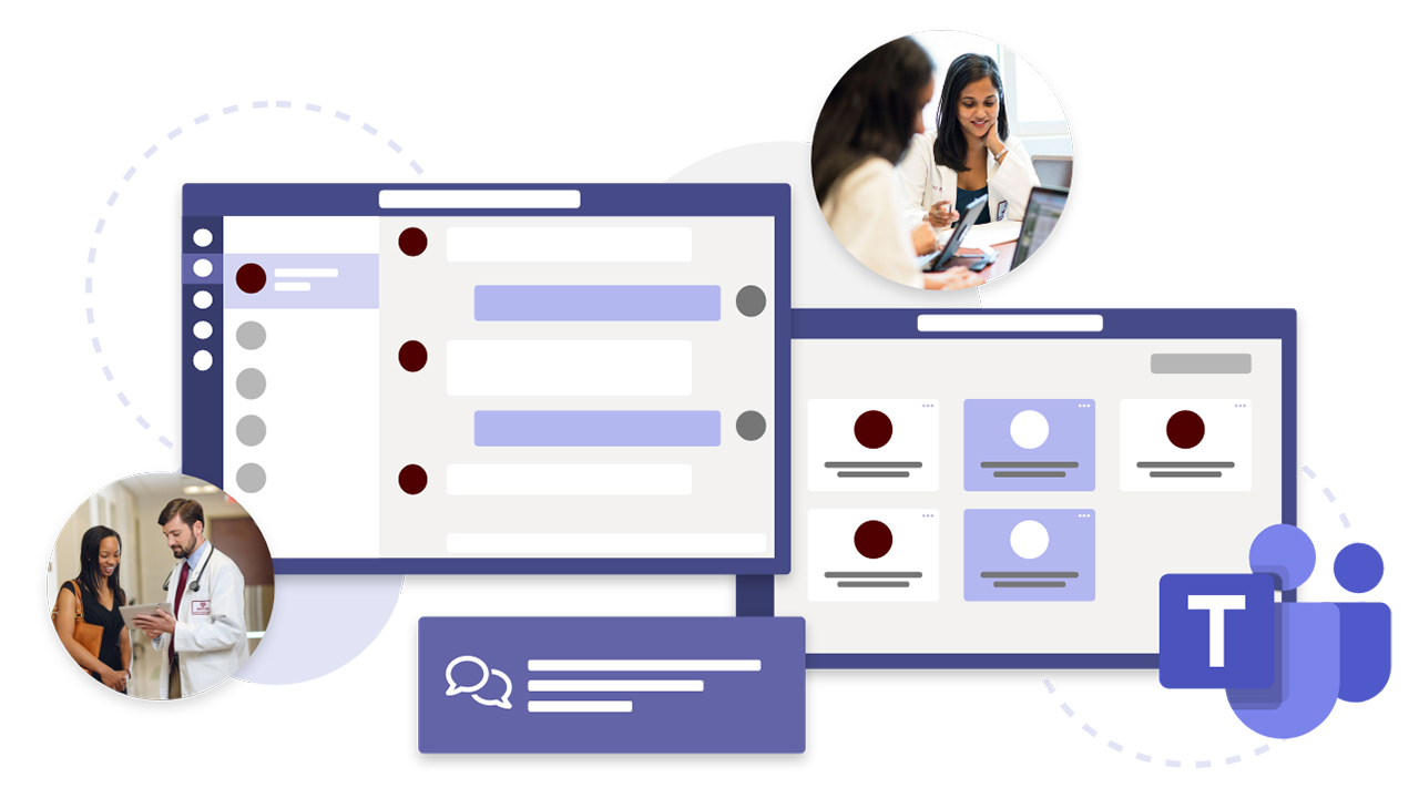 Texas A&M Telebehavioral Care Program team using the Microsoft Teams App